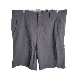 Lululemon Shorts Men's Gray Kahuna Flat Front Hybrid Chino 10” Inseam 38 Golf